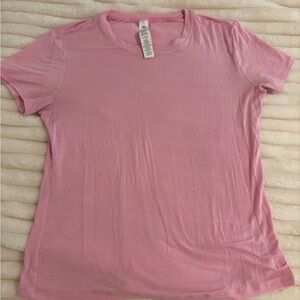 ALO Yoga All Day Short Sleeve Top - Pink